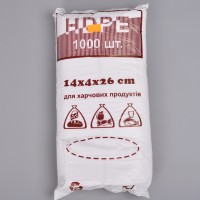 Пакети фасовка HDPE 14х4х26 (1000шт)