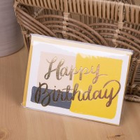 конверт подарунковий з відкриткою happy birthday