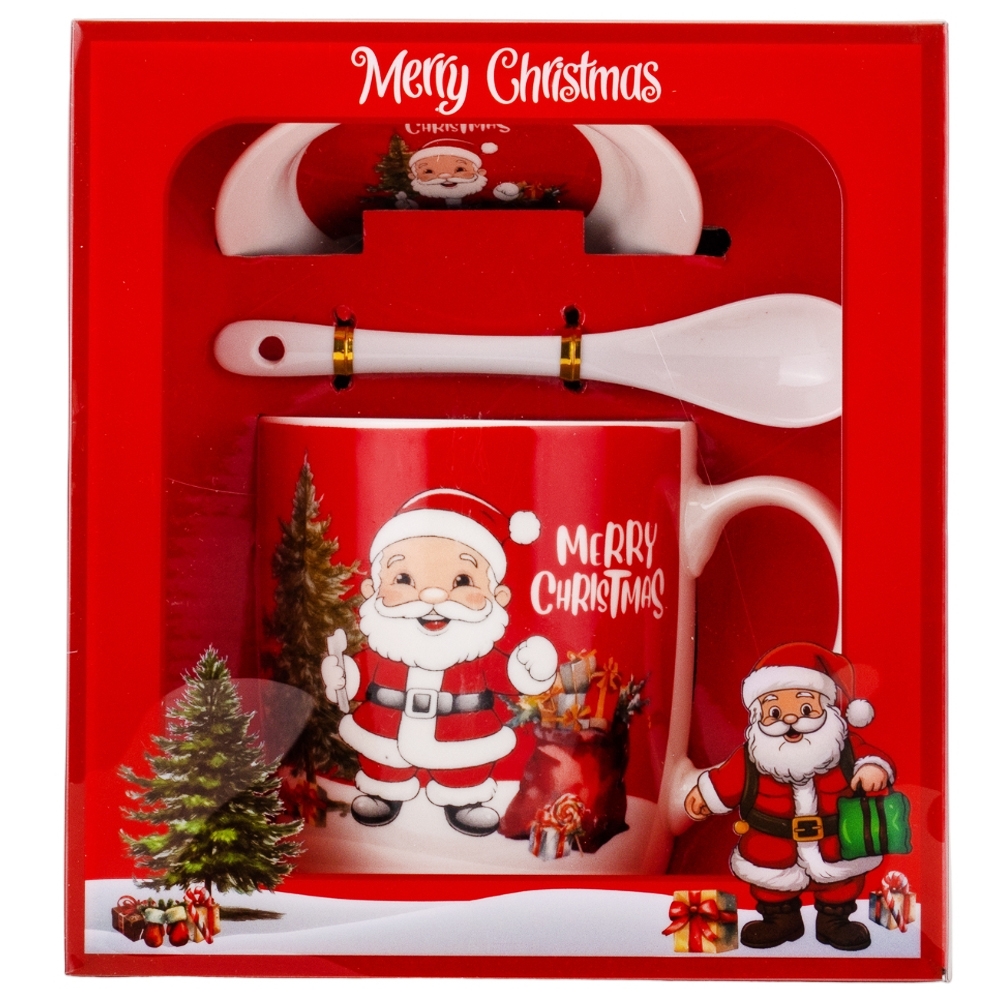 Кружка "Santa with gifts", 350 мл * Рандомный выбор дизайна