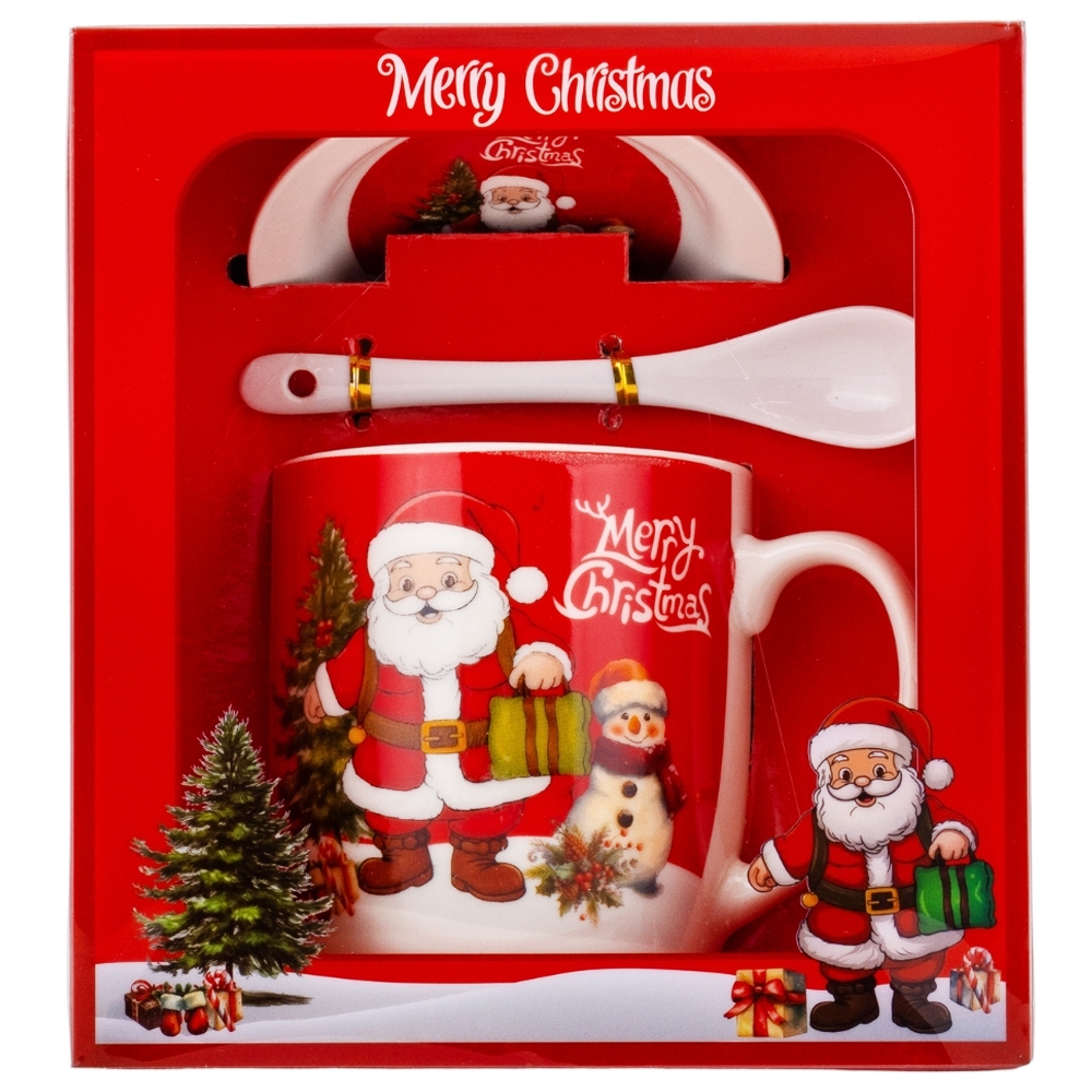 Кружка "Santa with gifts", 350 мл * Рандомный выбор дизайна