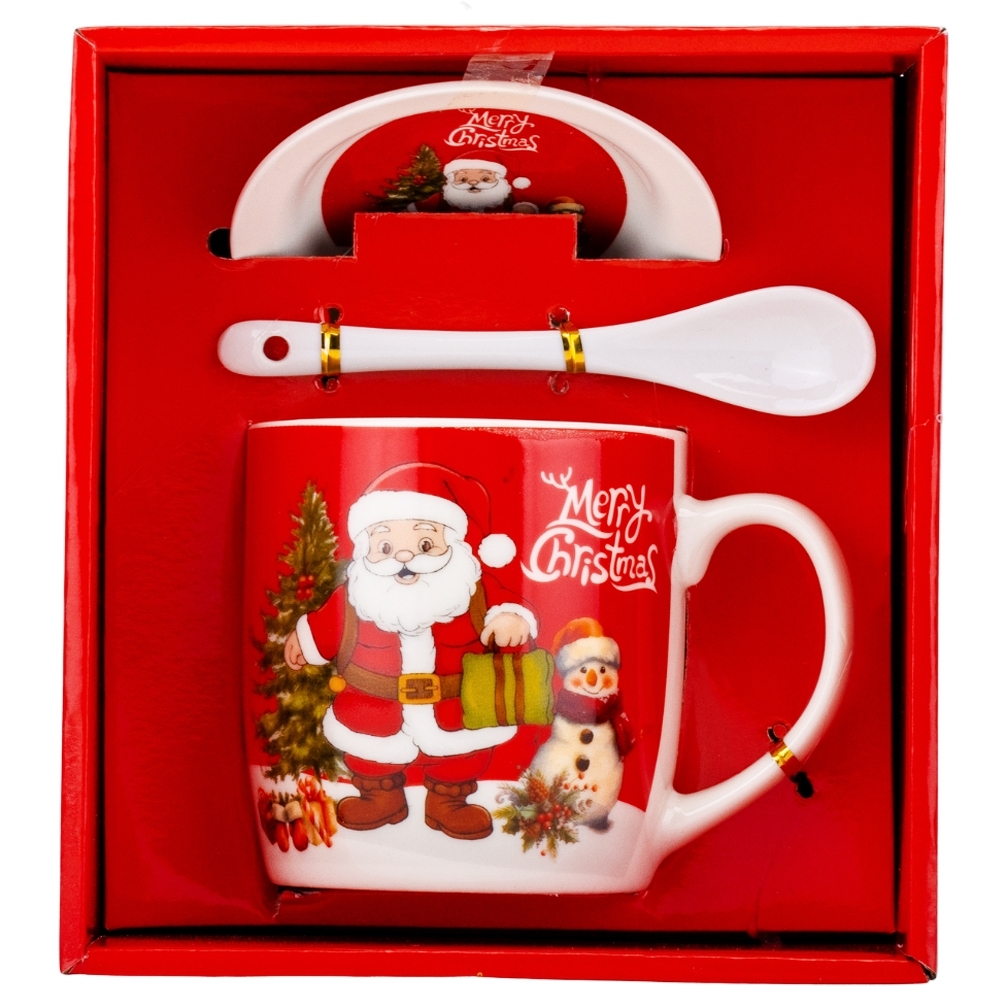 Кружка "Santa with gifts", 350 мл * Рандомный выбор дизайна