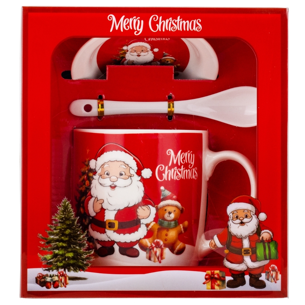 Кружка "Santa with gifts", 350 мл * Рандомный выбор дизайна