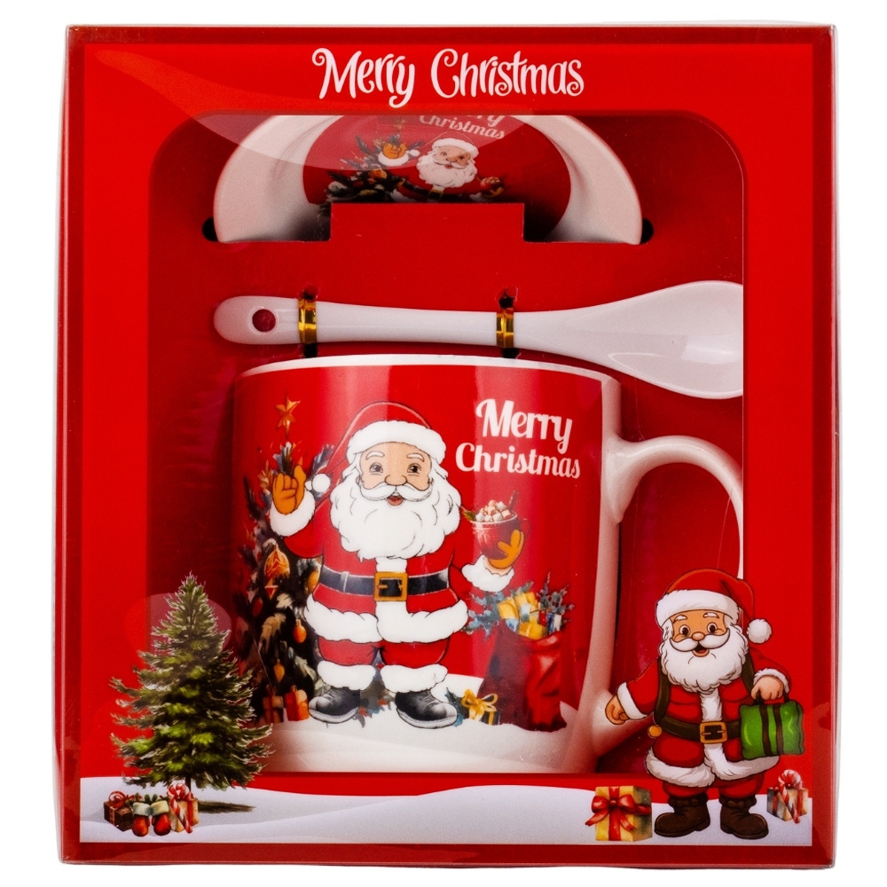 Кружка "Santa with gifts", 350 мл * Рандомный выбор дизайна