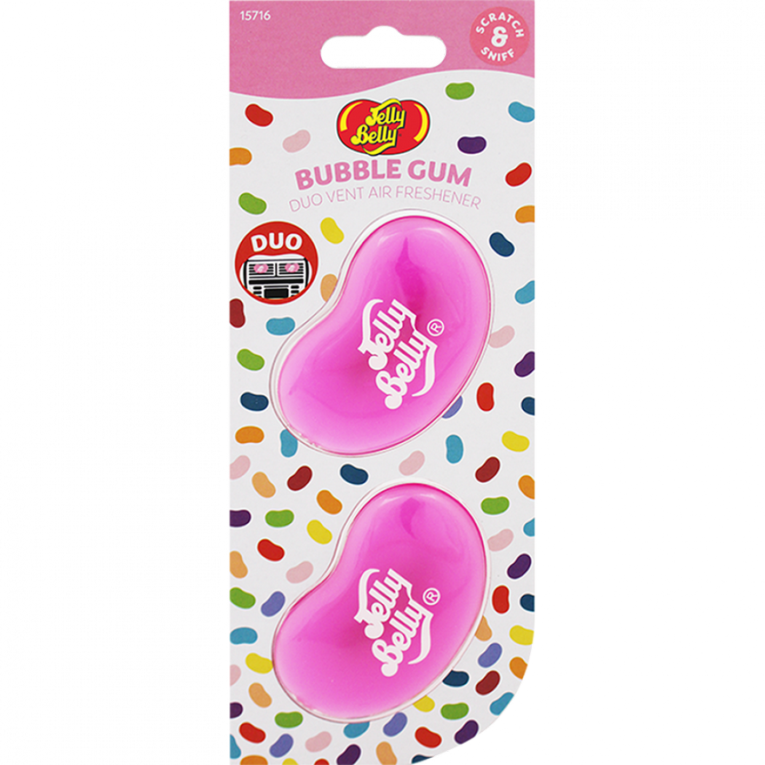 Jelly Belly Ароматизатор для авто Жевательная резинка 2х14г