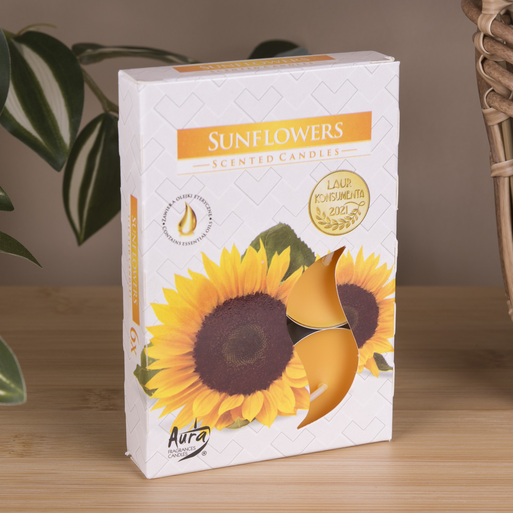 Арома свечи таблетки «sunflowers»